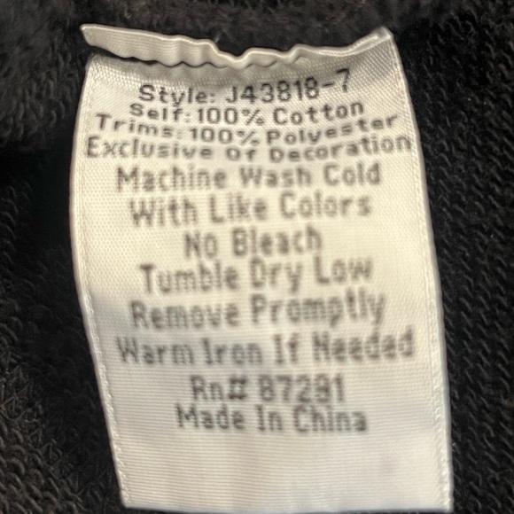 Johnny Was Olenna Floral Embroidered Oversized Hoodie NWT Size XL - Picture 10 of 13